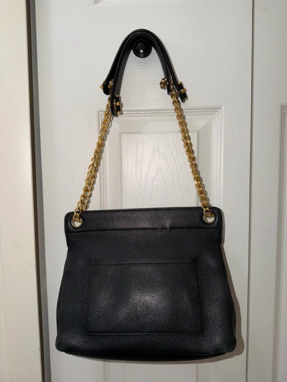 Tory Burch Britten Black Leather Flap Convertible Shoulder Bag/Crossbody Bag - Picture 8 of 8